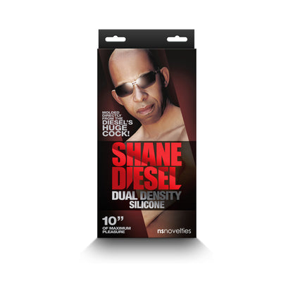 NS NOVELTIES - SHANE DIESEL DUAL DENSITY SILICONE 10 IN. DILDO