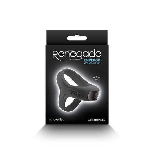 RENEGADE EMPEROR VIBRATING RING BLACK