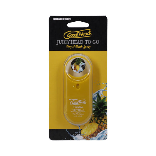 DOC JOHNSON - GOODHEAD JUICY HEAD DRY MOUTH SPRAY TO-GO PINEAPPLE .30 OZ.