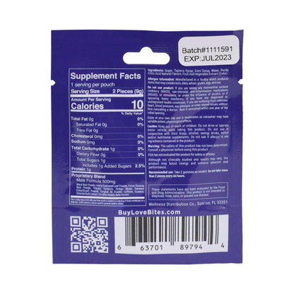 DOC JOHNSON - LOVE BITES MALE ENHANCEMENT GUMMIES 2-PACK 12-PIECE DISPLAY