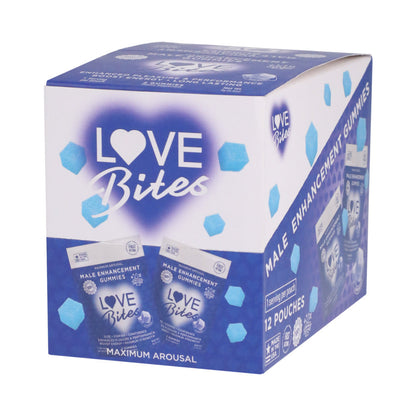 DOC JOHNSON - LOVE BITES MALE ENHANCEMENT GUMMIES 2-PACK 12-PIECE DISPLAY