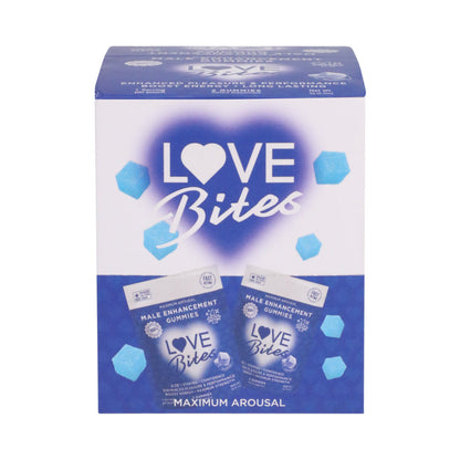 DOC JOHNSON - LOVE BITES MALE ENHANCEMENT GUMMIES 2-PACK 12-PIECE DISPLAY