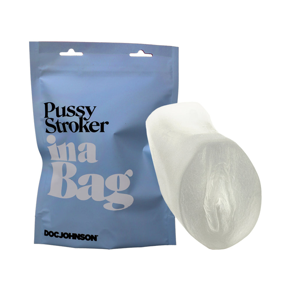 DOC JOHNSON PUSSY STROKER IN A BAG FROST