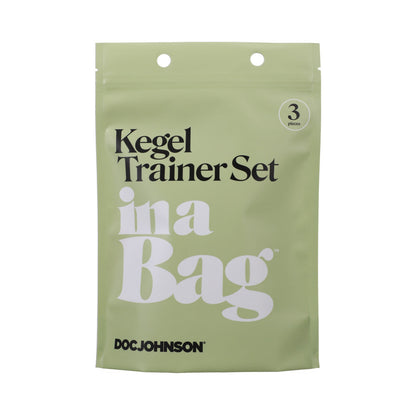 DOC JOHNSON - KEGEL TRAINER SET IN A BAG 3-PIECE SILICONE PINK