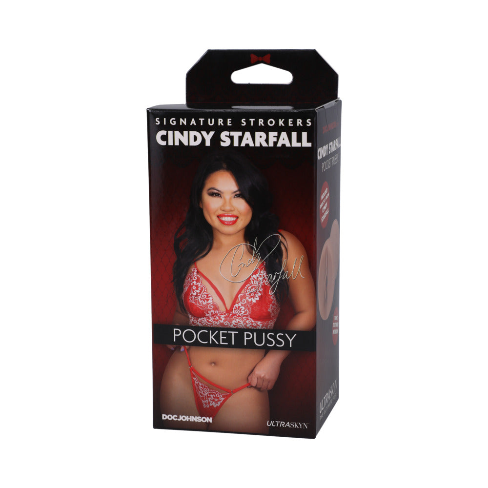 DOC JOHNSON - SIGNATURE STROKERS CINDY STARFALL ULTRASKYN POCKET PUSSY