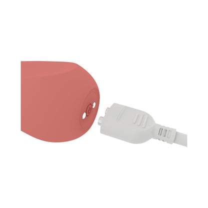 DOC JOHNSON - RITUAL ZEN RECHARGEABLE SILICONE G-SPOT VIBRATOR CORAL