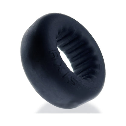 OXBALLS AXIS RIB GRIPHOLD COCKRING BLACK ICE