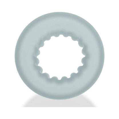 OXBALLS - ANILLO PARA PENE CON AGARRE DE COSTILLA AXIS HIELO TRANSPARENTE