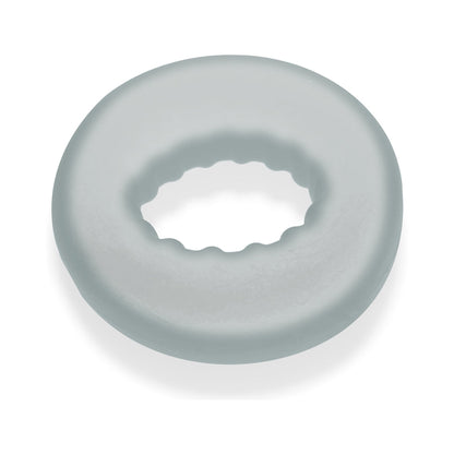 OXBALLS - ANILLO PARA PENE CON AGARRE DE COSTILLA AXIS HIELO TRANSPARENTE