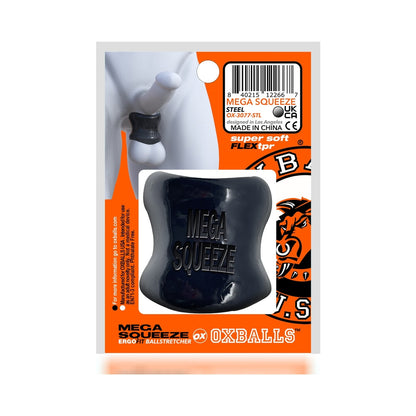 OXBALLS MEGA SQUEEZE ERGOFIT BALLSTRETCHER BLACK