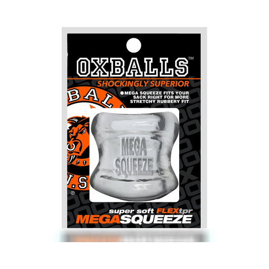 OXBALLS MEGA SQUEEZE ERGOFIT BALLSTRETCHER CLEAR