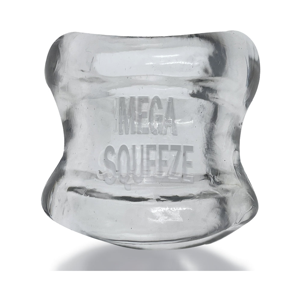 OXBALLS MEGA SQUEEZE ERGOFIT BALLSTRETCHER CLEAR