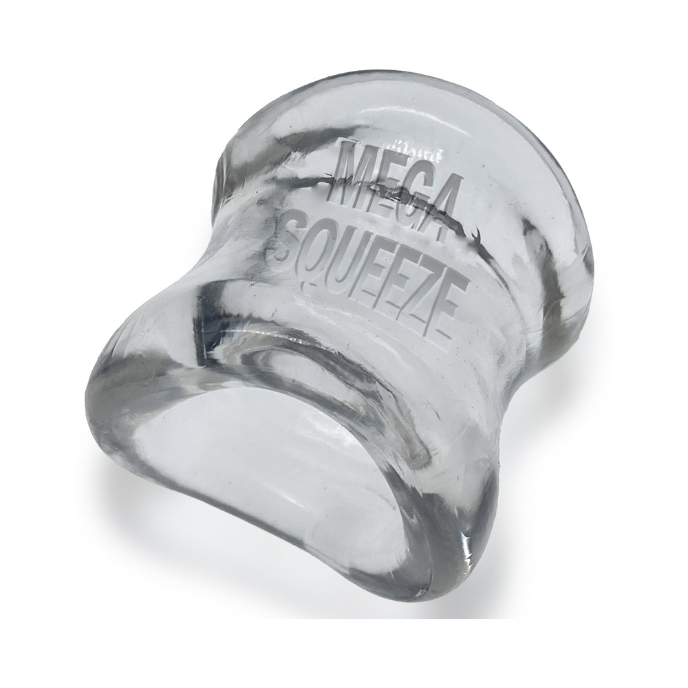 OXBALLS MEGA SQUEEZE ERGOFIT BALLSTRETCHER CLEAR