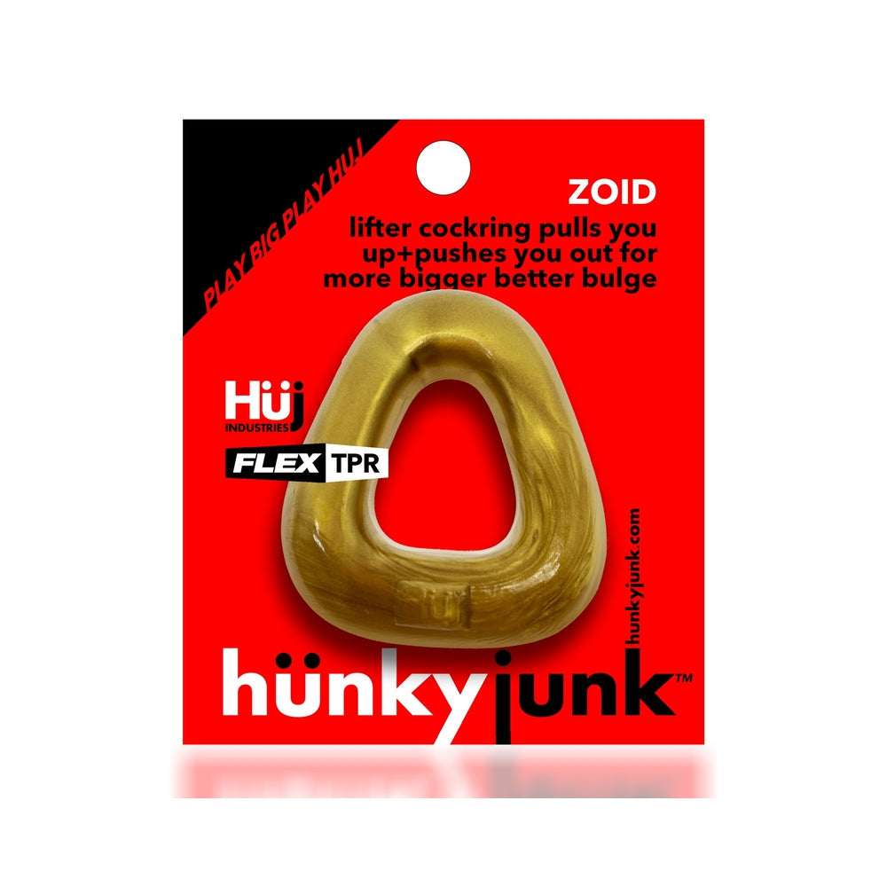 HUNKYJUNK ZOID TRAPEZOID LIFTER COCKRING BRONZE METALLIC