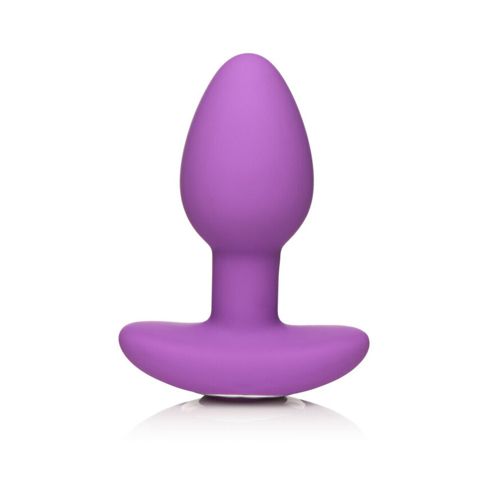 CURVE TOYS GOSSIP POP ROCKER RECHARGEABLE REMOTE-CONTROLLED SILICONE VIBRATING ANAL PLUG VIOLET