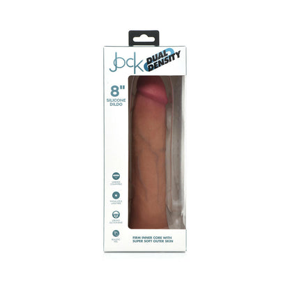 CURVE NOVELTIES - CURVE TOYS JOCK DUAL DENSITY 8 IN. SILICONE DILDO WITH SUCTION CUP LIGHT