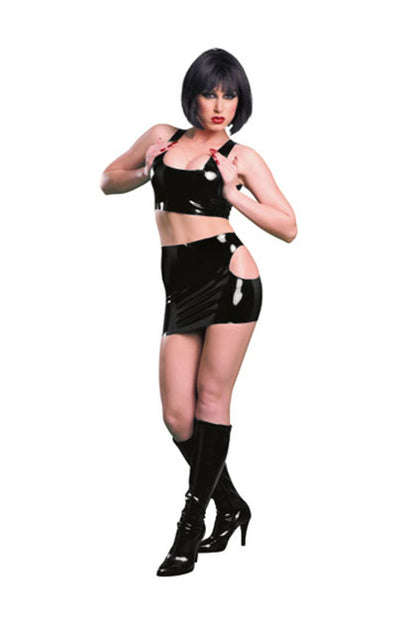 FANTASY RUBBER - MINI FALDA NEGRO T S