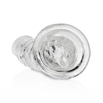 REALROCK CRYSTAL CLEAR SLIM 7 IN. DILDO CLEAR