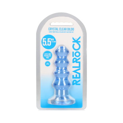 SHOTS - REALROCK CRYSTAL CURVY 5.5 IN. DILDO PLUG