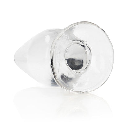 REALROCK CRYSTAL CLEAR 3.5 IN. ANAL PLUG CLEAR