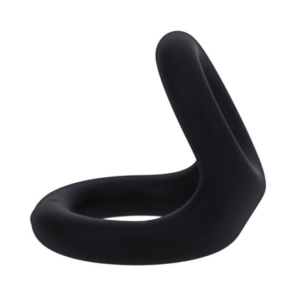 TANTUS - UPLIFT C-RING COCK AND BALL SLING ONYX