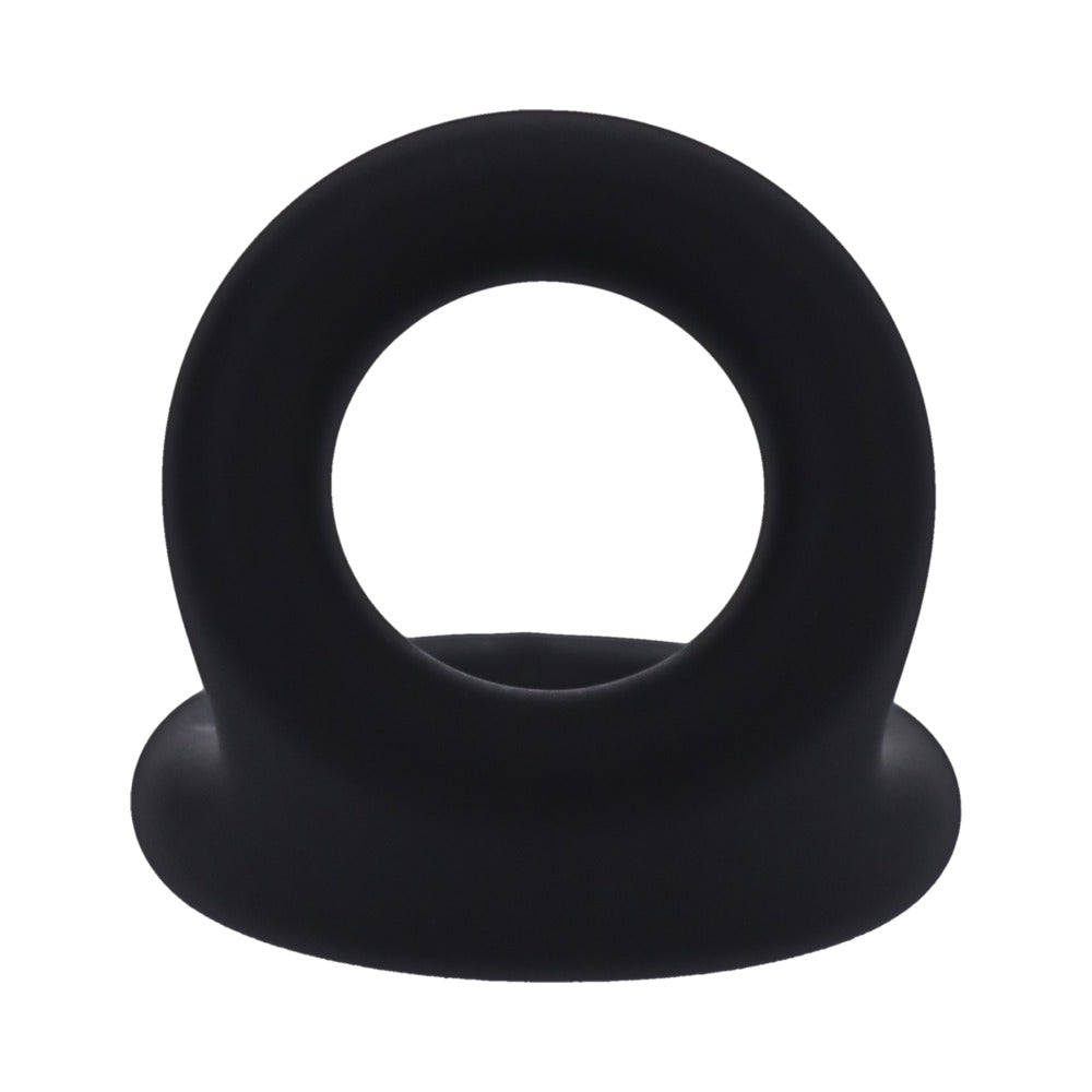 TANTUS - UPLIFT C-RING COCK AND BALL SLING ONYX