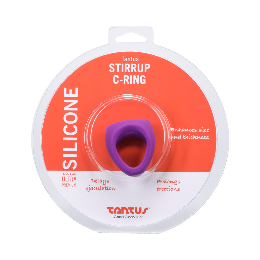 TANTUS - ANILLO EN C CON ARGOLLA PARA PENE Y TESTÍCULOS