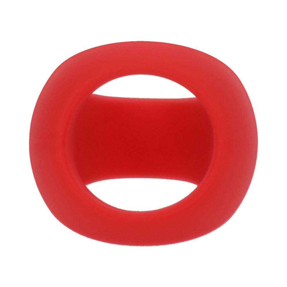 TANTUS - ANILLO EN C CON ARGOLLA PARA PENE Y TESTÍCULOS