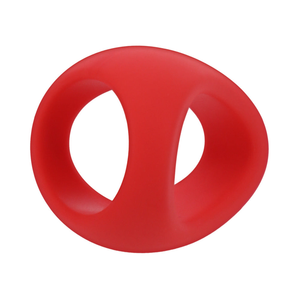 TANTUS - ANILLO EN C CON ARGOLLA PARA PENE Y TESTÍCULOS