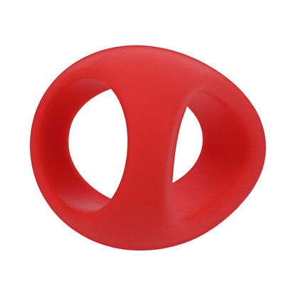 TANTUS - ANILLO EN C CON ARGOLLA PARA PENE Y TESTÍCULOS