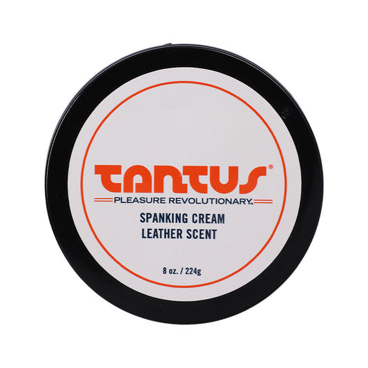 TANTUS APOTHECARY SPANKING CREAM LEATHER SCENT 8 OZ.