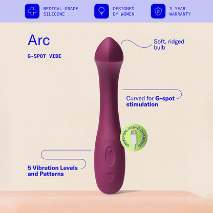 DAME - ARC G-SPOT VIBRATOR PLUM