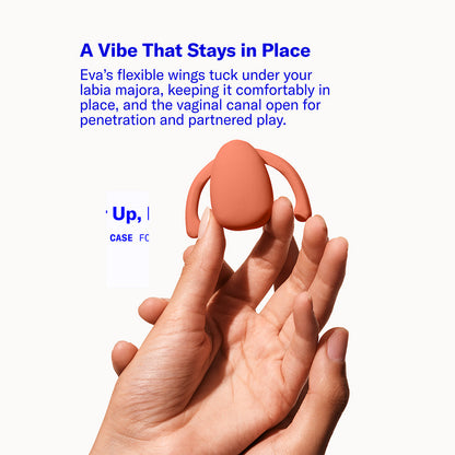 DAME - EVA COUPLES VIBRATOR PAPAYA