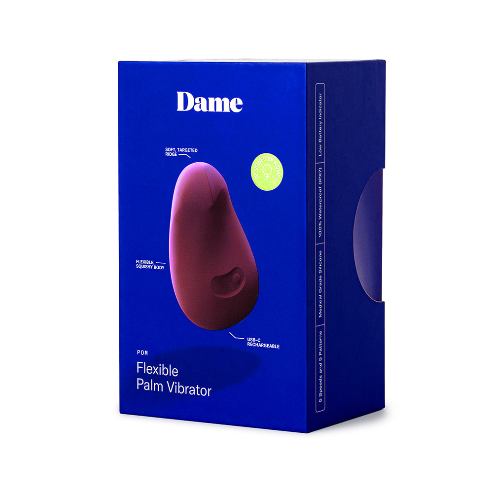 DAME - POM FLEXIBLE VIBRATOR PLUM