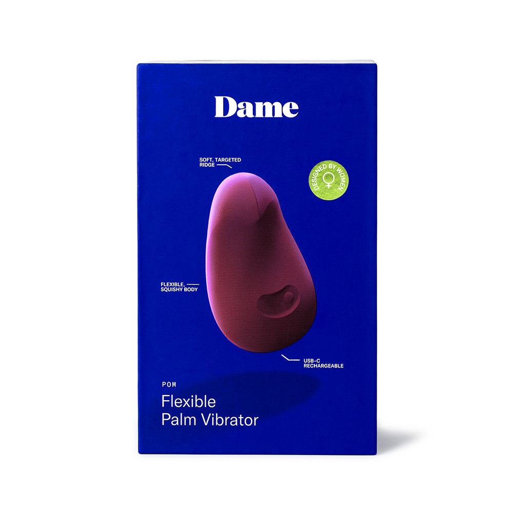DAME - POM FLEXIBLE VIBRATOR PLUM