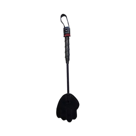 ROUGE MINI LEATHER HAND RIDING CROP BLACK