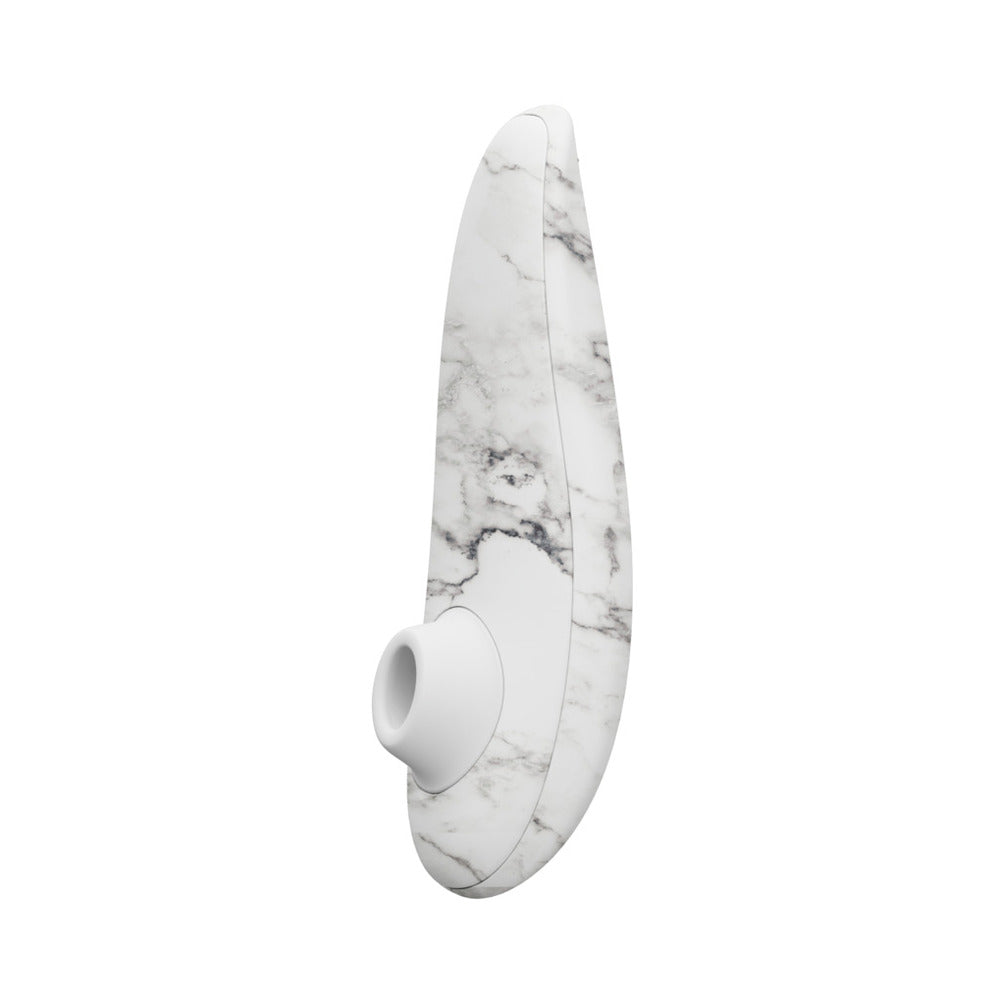 WOMANIZER X MARILYN MONROE CLASSIC 2 SPECIAL EDITION PLEASURE AIR CLITORAL STIMULATOR WHITE MARBLE