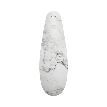 WOMANIZER X MARILYN MONROE CLASSIC 2 SPECIAL EDITION PLEASURE AIR CLITORAL STIMULATOR WHITE MARBLE