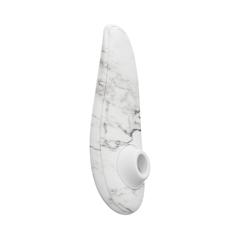 WOMANIZER X MARILYN MONROE CLASSIC 2 SPECIAL EDITION PLEASURE AIR CLITORAL STIMULATOR WHITE MARBLE