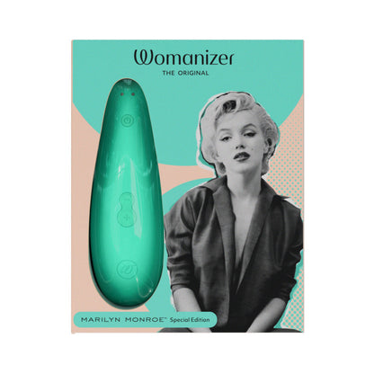 WOMANIZER X MARILYN MONROE CLASSIC 2 SPECIAL EDITION PLEASURE AIR CLITORAL STIMULATOR MINT