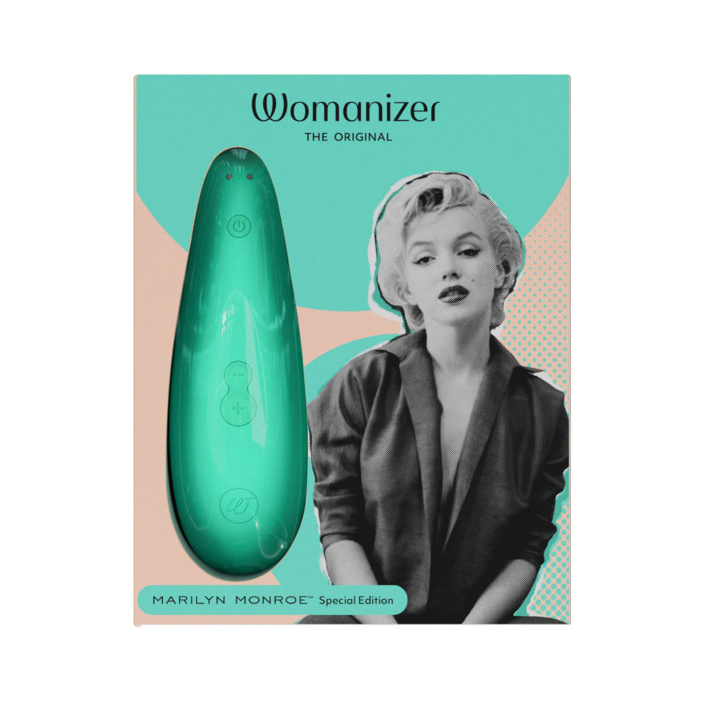 WOMANIZER X MARILYN MONROE CLASSIC 2 SPECIAL EDITION PLEASURE AIR CLITORAL STIMULATOR MINT