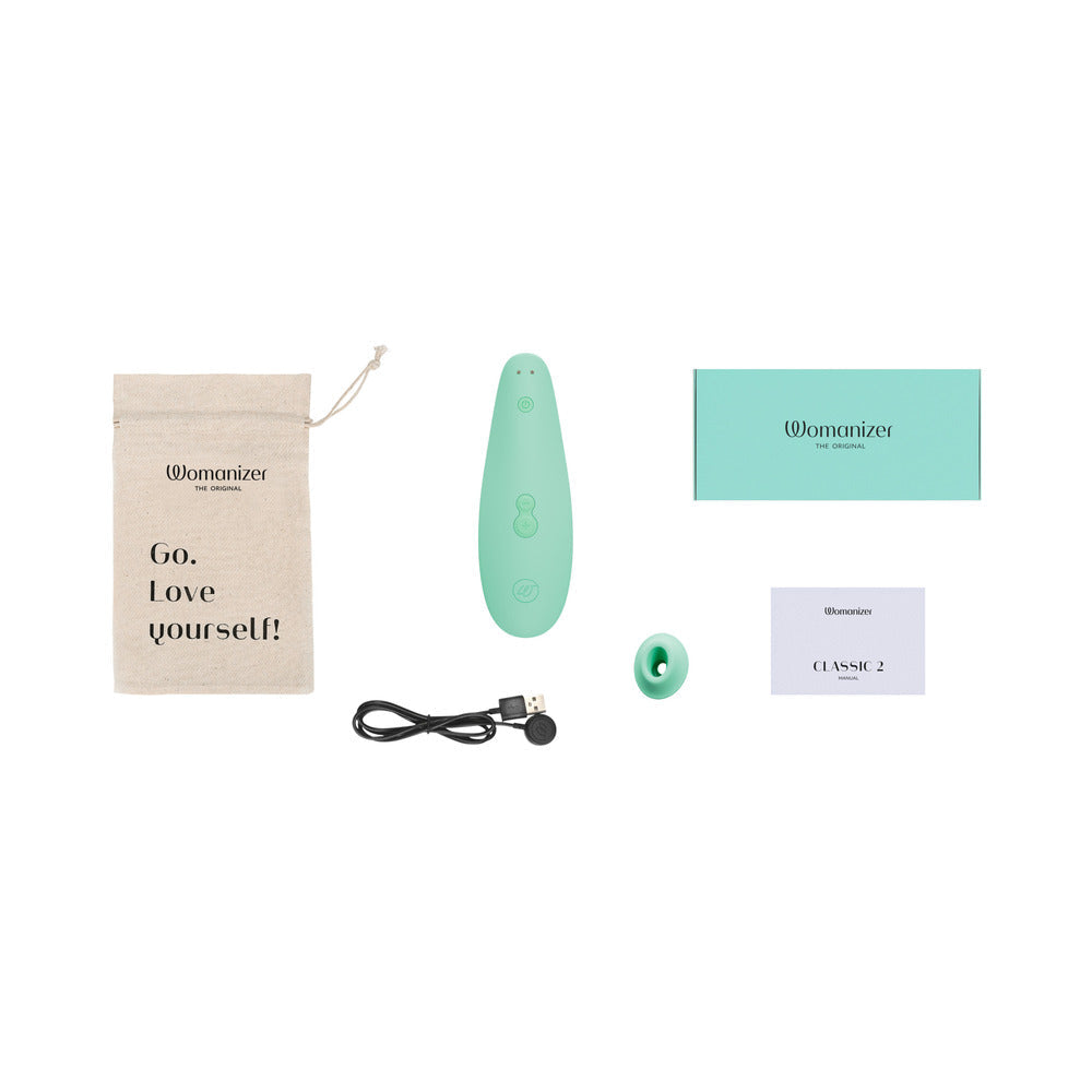 WOMANIZER - X MARILYN MONROE CLASSIC 2 SPECIAL EDITION PLEASURE AIR CLITORAL STIMULATOR MINT