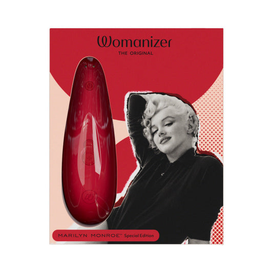 WOMANIZER X MARILYN MONROE CLASSIC 2 SPECIAL EDITION PLEASURE AIR CLITORAL STIMULATOR VIVID RED