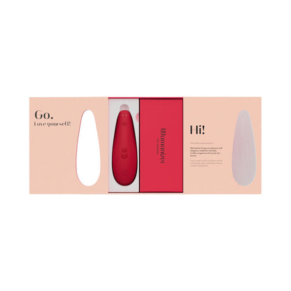 WOMANIZER - X MARILYN MONROE CLASSIC 2 SPECIAL EDITION PLEASURE AIR CLITORAL STIMULATOR VIVID RED