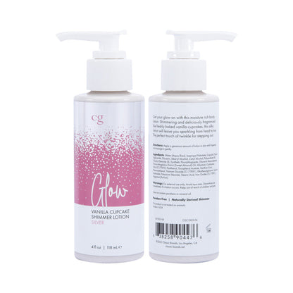 CLASSIC BRANDS - CG GLOW VANILLA CUPCAKE SHIMMER LOTION SILVER 4 OZ.