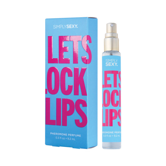 SIMPLY SEXY LET''S LOCK LIPS PHEROMONE INFUSED PERFUME 0.3 OZ.