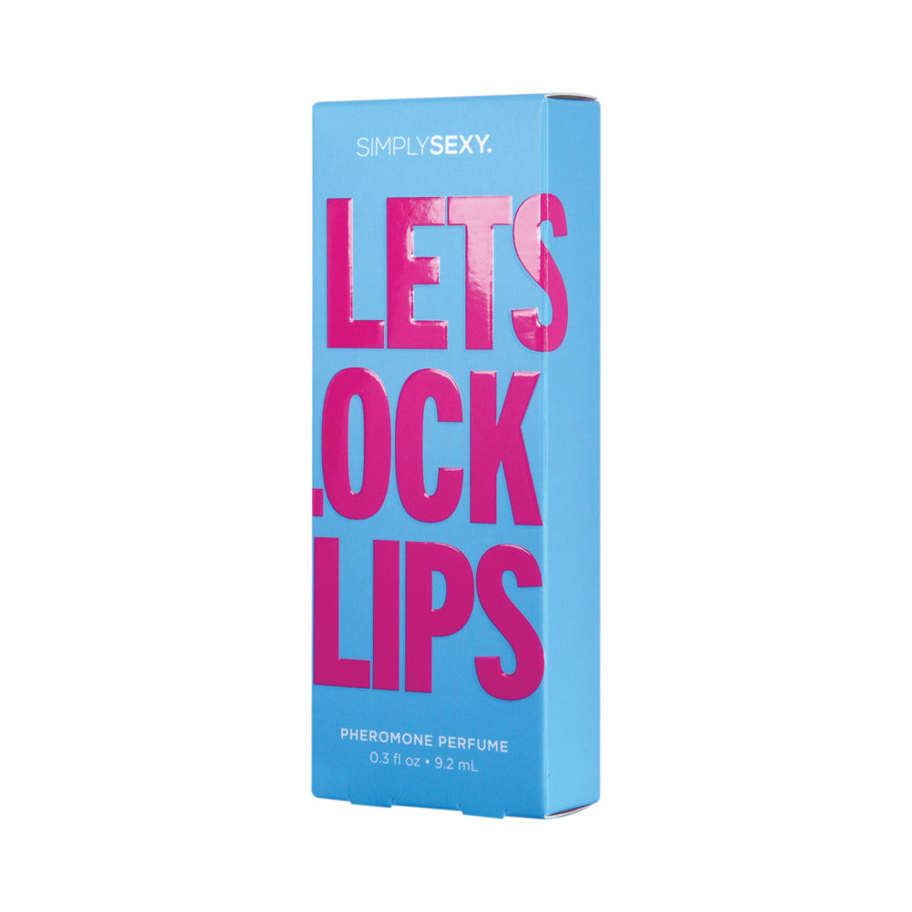 SIMPLY SEXY LET''S LOCK LIPS PHEROMONE INFUSED PERFUME 0.3 OZ.