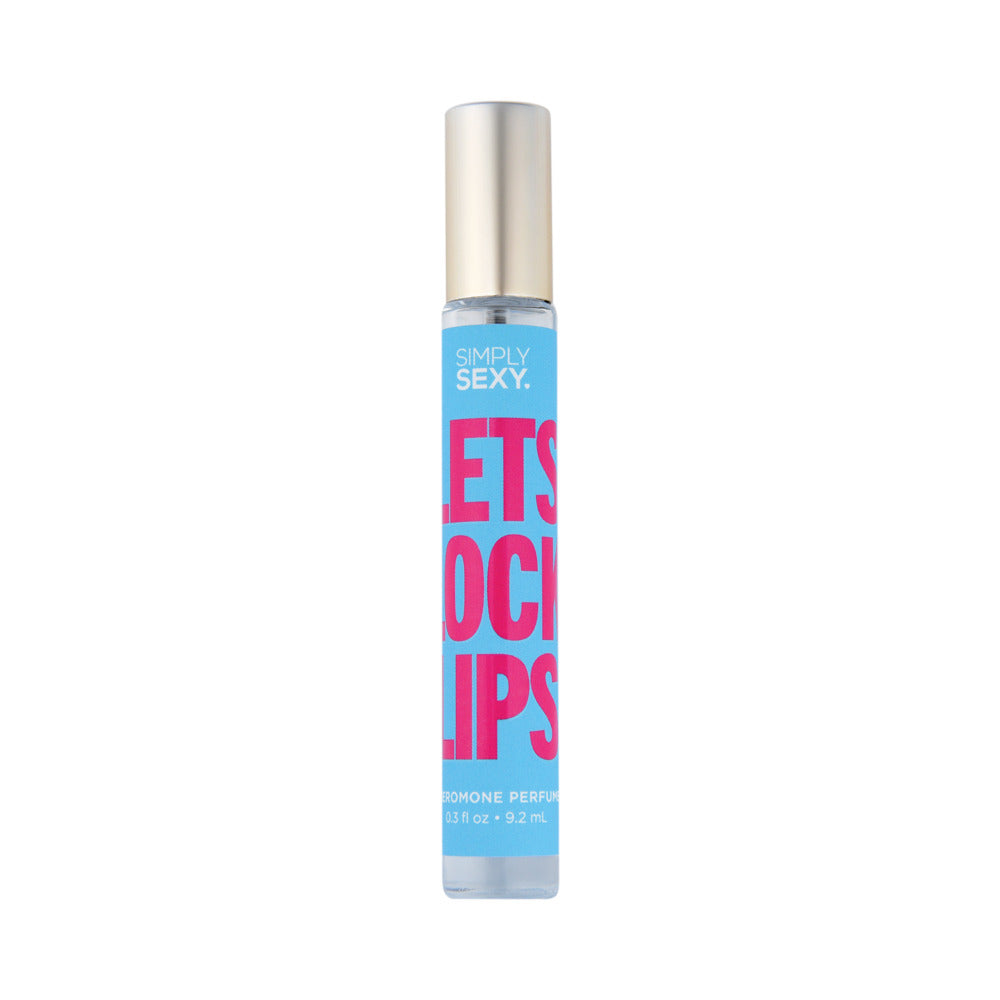 SIMPLY SEXY LET''S LOCK LIPS PHEROMONE INFUSED PERFUME 0.3 OZ.