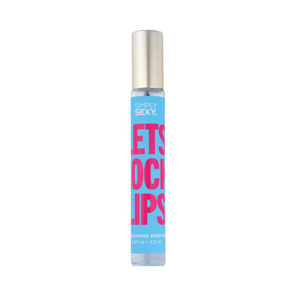 SIMPLY SEXY LET''S LOCK LIPS PHEROMONE INFUSED PERFUME 0.3 OZ.