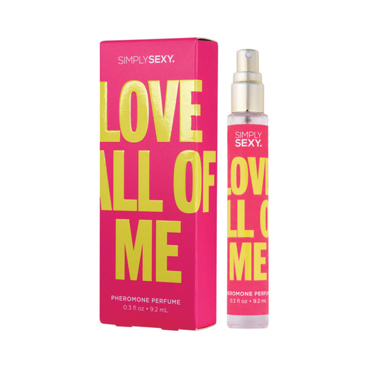 SIMPLY SEXY LOVE ALL OF ME PHEROMONE INFUSED PERFUME 0.3 OZ.